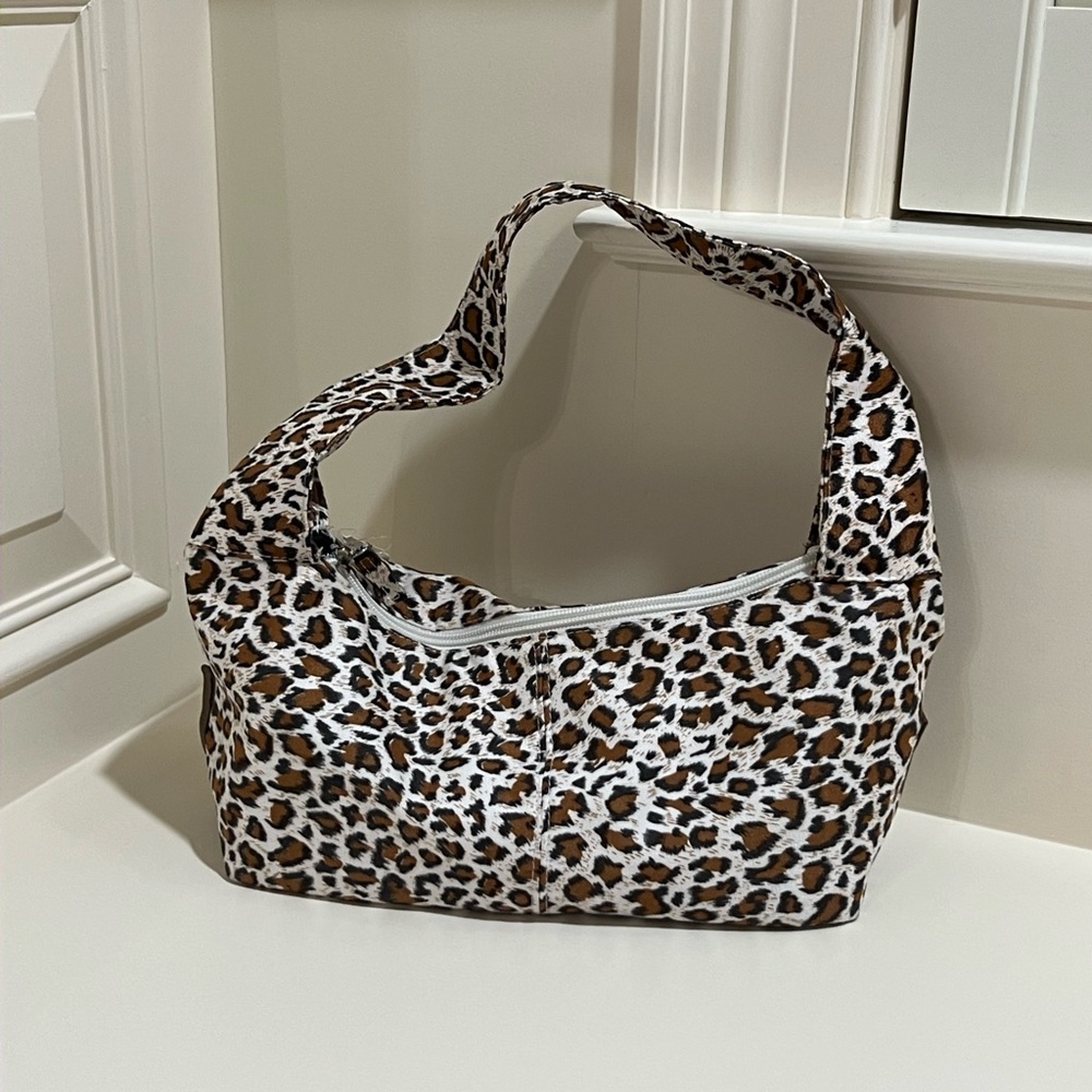 Vintage Neiman Marcus Leopard Print Shoulder Bag